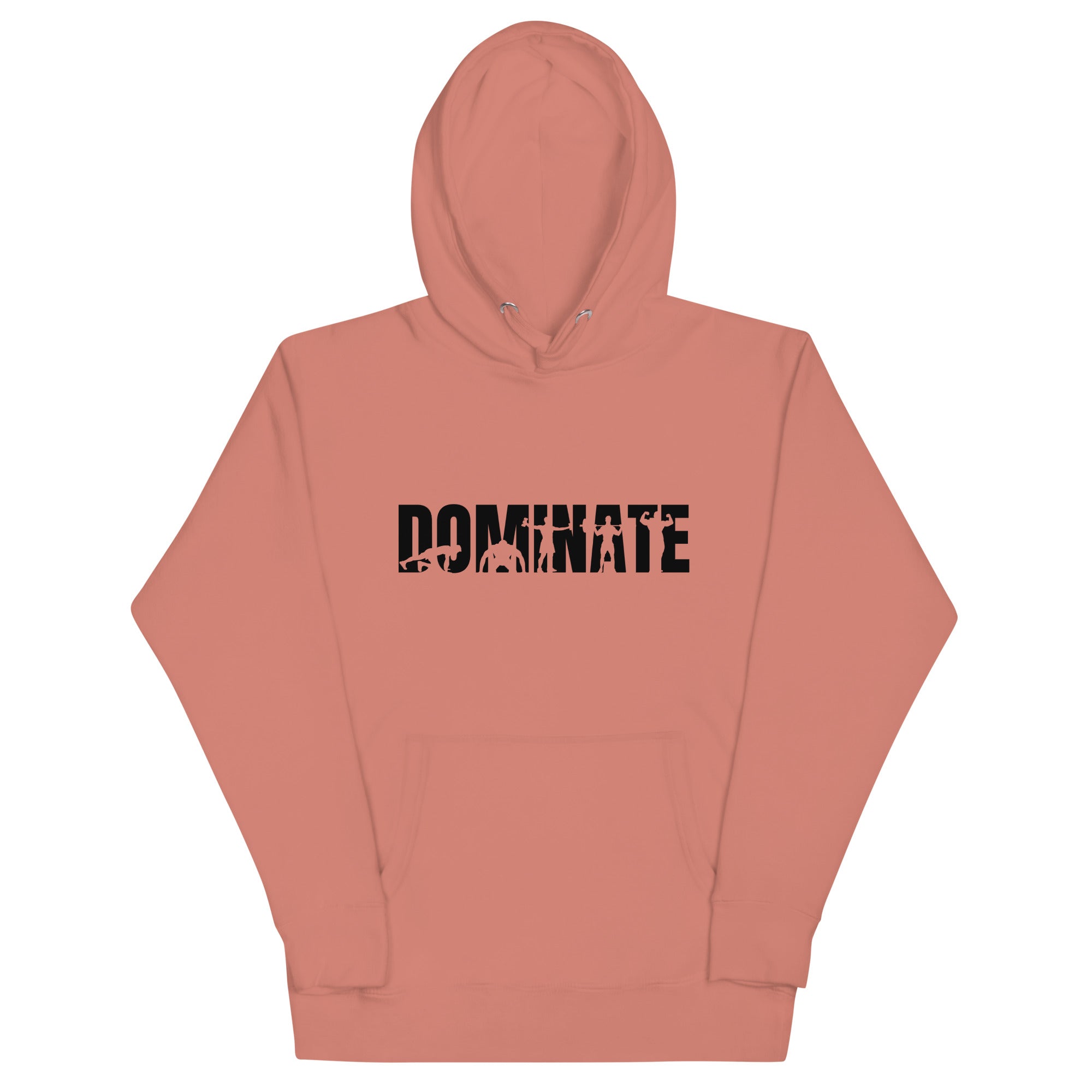 sudadera para hombre con estampación gym color naranja-rose