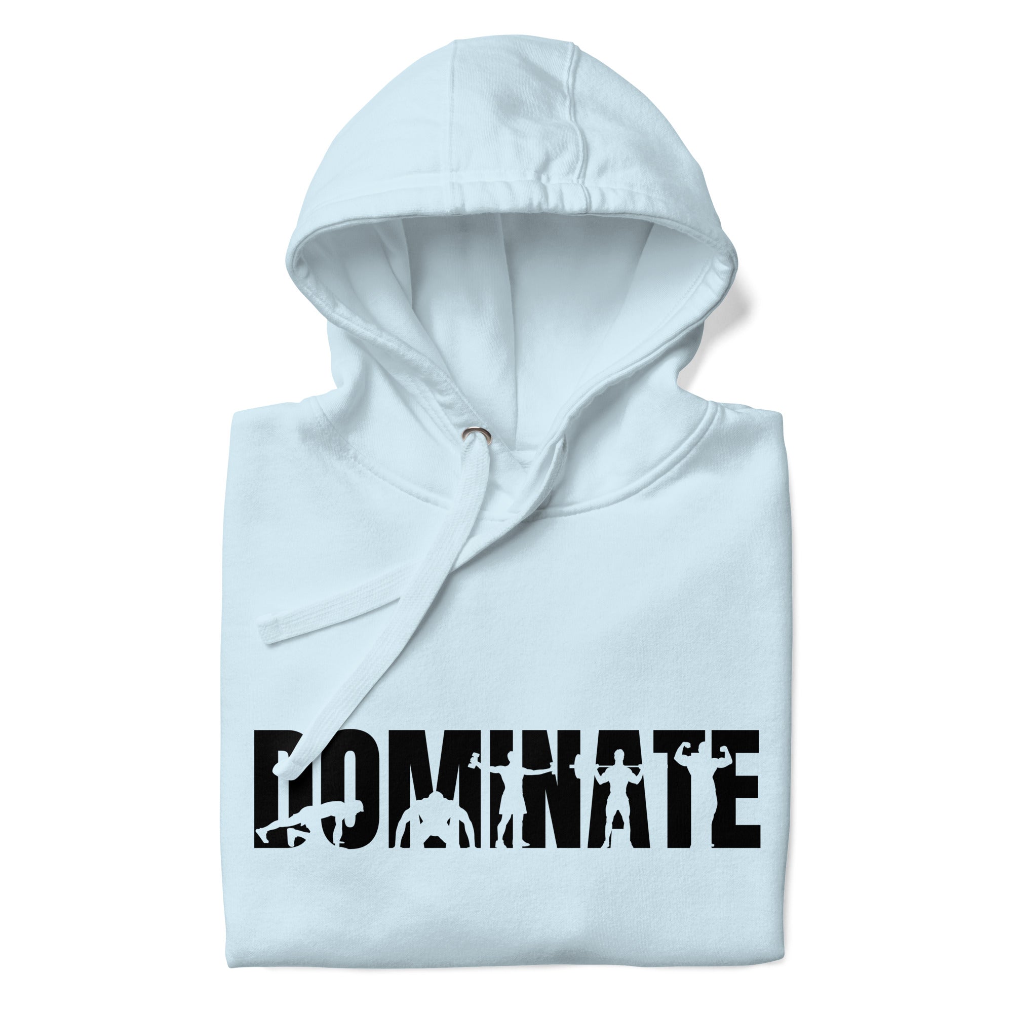 sudadera para hombre con estampación gym color azul claro